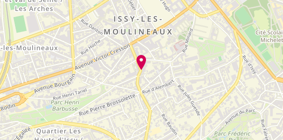 Plan de MAZUIR Géraldine, 15 Rue Auguste Gervais, 92130 Issy-les-Moulineaux