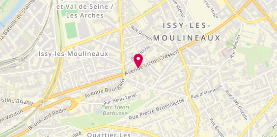 Plan de BARBOTIN SEIGNER Marie Christine, 27 Avenue Victor Cresson, 92130 Issy-les-Moulineaux