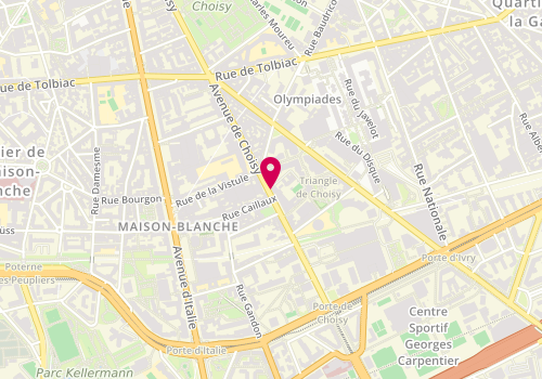 Plan de MINASSIAN Armelle, 58 Avenue de Choisy, 75013 Paris