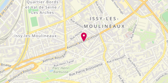 Plan de ISVY Claude, 15 Avenue Victor Cresson, 92130 Issy-les-Moulineaux