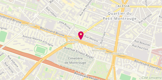 Plan de GARCIA Alain, 151 Boulevard Brune, 75014 Paris