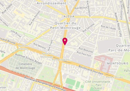 Plan de CHAMOUN Eugénie, 111 Avenue du General Leclerc, 75014 Paris
