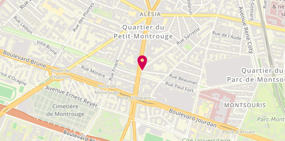 Plan de IDOUX Victoria, 111 Avenue du General Leclerc, 75014 Paris