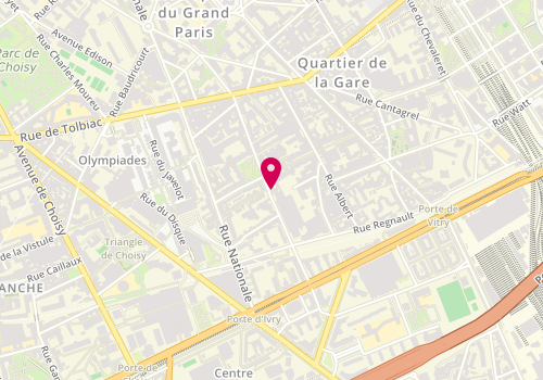 Plan de GUÉRIN Amadis, 38 Rue du Chateau des Rentiers, 75013 Paris