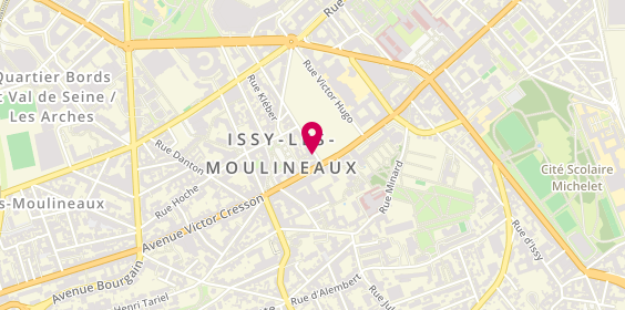 Plan de FAUQUET ROURE Coralie, 46 Rue Horace Vernet, 92130 Issy-les-Moulineaux