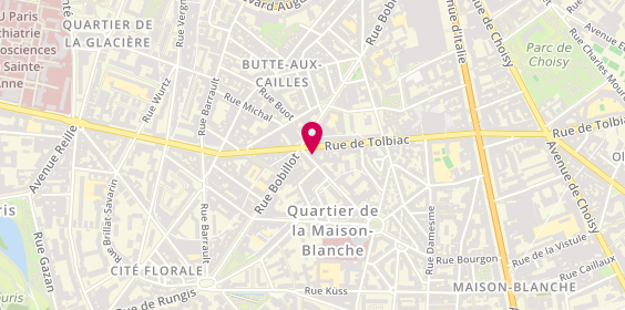 Plan de GRIVEAUX Denis, 28 Rue Charles Fourier, 75013 Paris