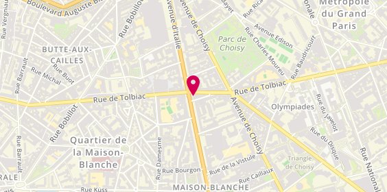 Plan de SAFFAR Alexis, 61 Avenue d'Italie, 75013 Paris