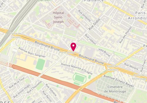 Plan de GILLE Cécile, 85 Boulevard Brune, 75014 Paris
