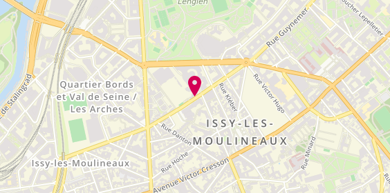 Plan de GHEZAL Inès, 32 Rue du Gouverneur General Eboue, 92130 Issy-les-Moulineaux