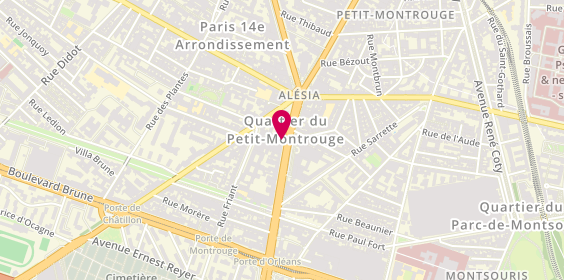 Plan de GONCALVES DIAS Jones, 102 Avenue du Général Leclerc, 75014 Paris