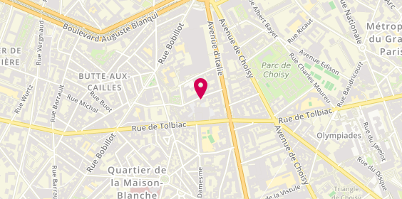 Plan de FANG TISSOT YI JOU, 21 Rue du Moulinet, 75013 Paris