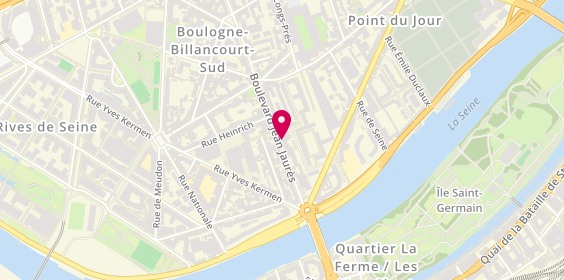 Plan de DE HANOT d'HARTOY Céline, 251 Bis Boulevard Jean Jaurès, 92100 Boulogne-Billancourt