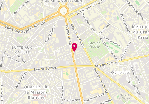 Plan de LELOUCH GOLDMAN Cécile, 39 Avenue d'Italie, 75013 Paris
