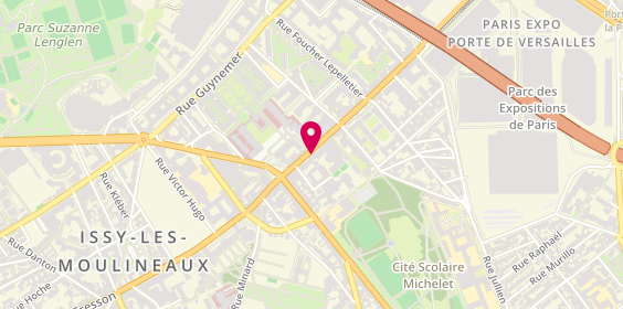 Plan de DAHMANI Faten, 29 Rue Ernest Renan, 92130 Issy-les-Moulineaux