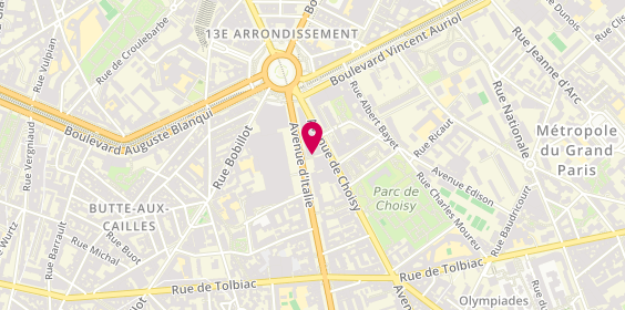 Plan de DAOUAS Yesmine, 17 Avenue d'Italie, 75013 Paris