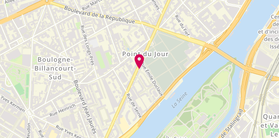 Plan de FARZANEH POUR RAHA, 36 Avenue Pierre Grenier, 92100 Boulogne-Billancourt
