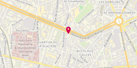 Plan de BARTEAU Marc, 89 Boulevard Auguste Blanqui, 75013 Paris