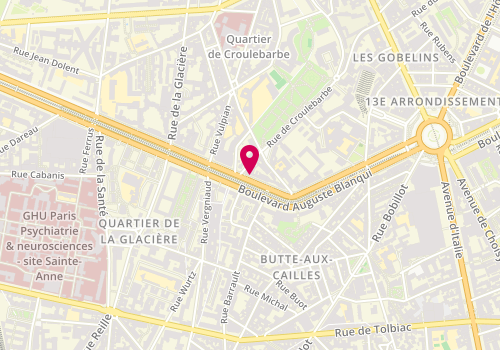 Plan de ITICSOHN Thérèse, 137 A Boulevard Auguste Blanqui, 75013 Paris