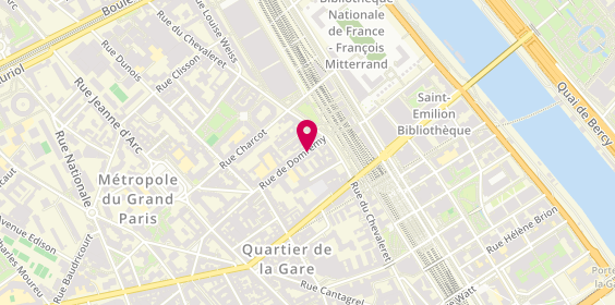 Plan de GROSJEAN Eric, 7 Rue de Donremy, 75013 Paris