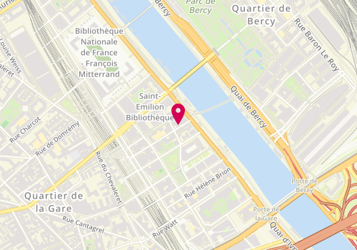 Plan de HURET Stéphanie, 8 Rue René Goscinny, 75013 Paris