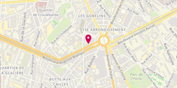 Plan de BRUNEL Rémi, 8 Boulevard Auguste Blanqui, 75013 Paris