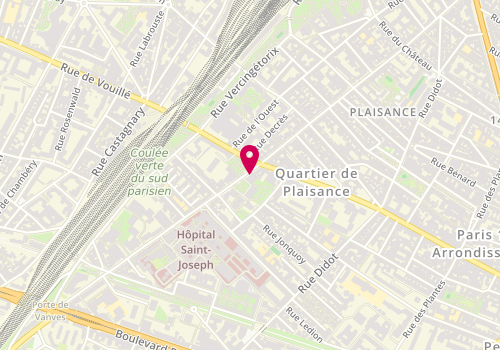 Plan de TAIEB Thierry, 141 Rue Raymond Losserand, 75014 Paris