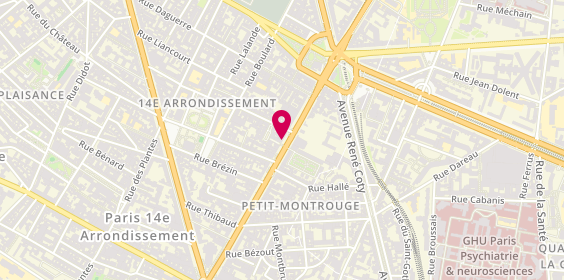 Plan de BOUJNAH Pierre, 24 Avenue du Général Leclerc, 75014 Paris
