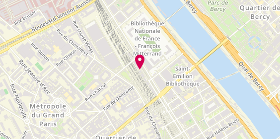 Plan de PRIMOIS Mathilde, 139 Avenue de France, 75013 Paris