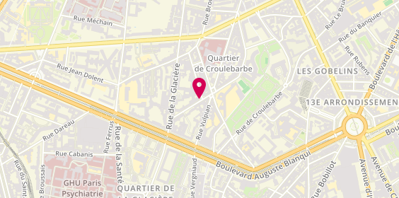 Plan de ORMEN Alice, 8 Rue du Champ de l'Alouette, 75013 Paris