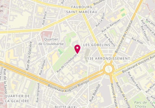 Plan de MERCIER Henri, 33 Rue de Croulebarbe, 75013 Paris