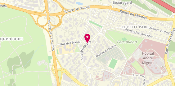 Plan de KUNZ Remy, 70 Rue Moxouris, 78150 Le Chesnay-Rocquencourt