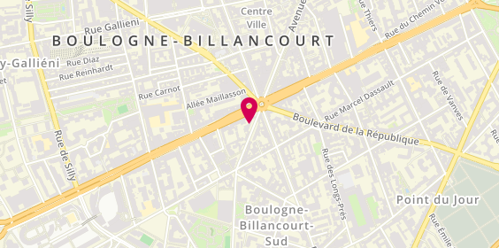 Plan de MEIMOUN Laurent, 6 Rue des 4 Cheminées, 92100 Boulogne-Billancourt