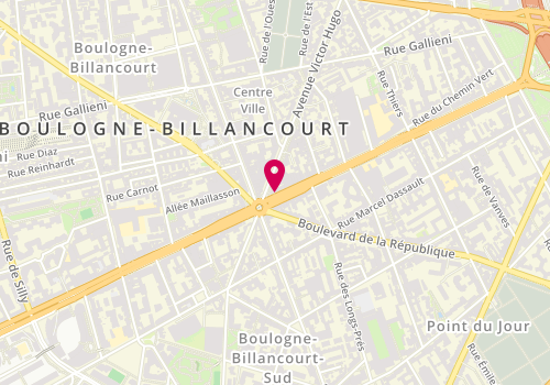 Plan de DEBRE Timothé, 108 Avenue Edouard Vaillant, 92100 Boulogne-Billancourt