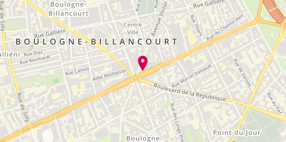 Plan de ATTALI Yohan, 108 Avenue Edouard Vaillant, 92100 Boulogne-Billancourt