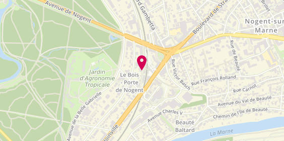 Plan de CLEDES Géraldine, 5 Avenue des Marronniers, 94130 Nogent-sur-Marne