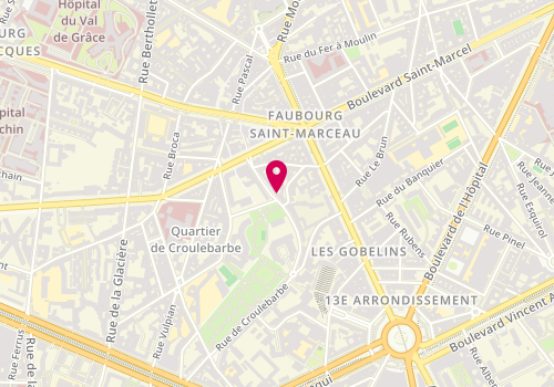 Plan de DISCAMPS Maïlys, 14 Rue Berbier du Mets, 75013 Paris