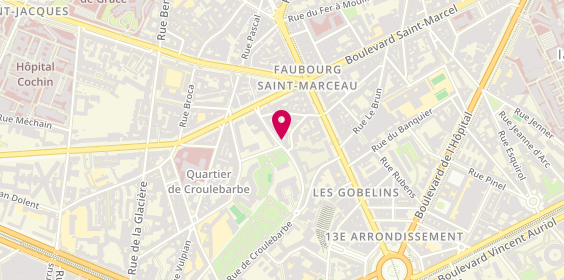 Plan de BAKHOUCHE David, 14 Rue Berbier du Mets, 75013 Paris