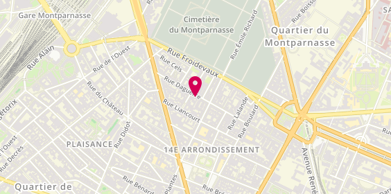 Plan de BITON Thierry, 65 Rue Daguerre, 75014 Paris