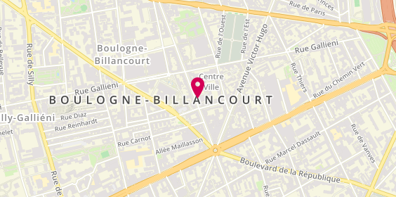 Plan de GUEDJ Ruth, 175 Q Boulevard Jean Jaurès, 92100 Boulogne-Billancourt