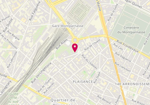 Plan de BOHIN Frédéric, 3 Place de Séoul, 75014 Paris