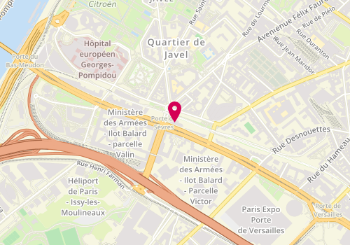 Plan de EKLOU Anissa, 1 C Boulevard Victor, 75015 Paris