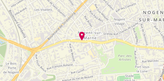 Plan de HAYOUN Dany, 57 Grand Rue Charles de Gaulle, 94130 Nogent-sur-Marne