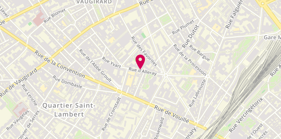 Plan de LOGIER Patrick, 47 Rue d'Alleray, 75015 Paris