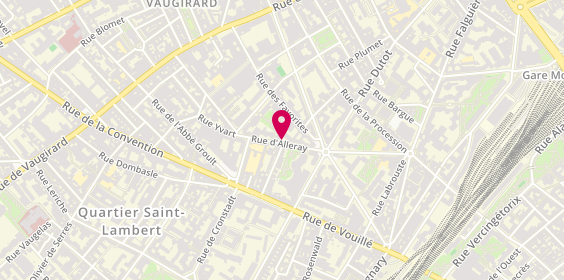 Plan de DELAIN Delphine, 26 Bis Rue d'Alleray, 75015 Paris