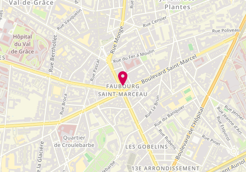 Plan de ROTHE David, 23 Avenue des Gobelins, 75005 Paris