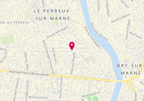 Plan de BEN Yahia Ranïa, 140 Avenue Gabriel Peri, 94170 Le Perreux-sur-Marne