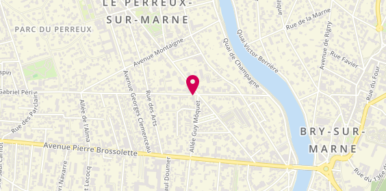 Plan de THAURON Margaux, 140 Avenue Gabriel Peri, 94170 Le Perreux-sur-Marne