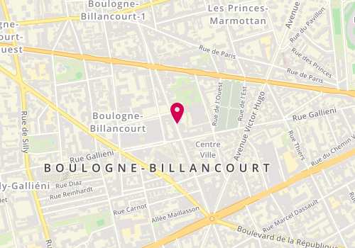 Plan de DEVAUX Thomas, 111 Boulevard Jean Jaurès, 92100 Boulogne-Billancourt