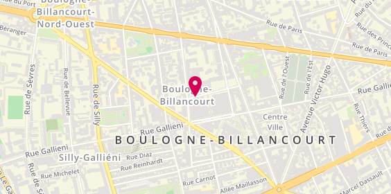 Plan de CONKIC Cyril, 47 Rue le Corbusier, 92100 Boulogne-Billancourt