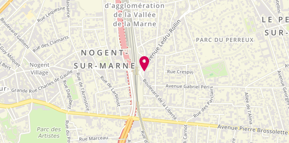 Plan de MARTIN Jean Christophe, 10 Place Robert Belvaux, 94170 Le Perreux-sur-Marne